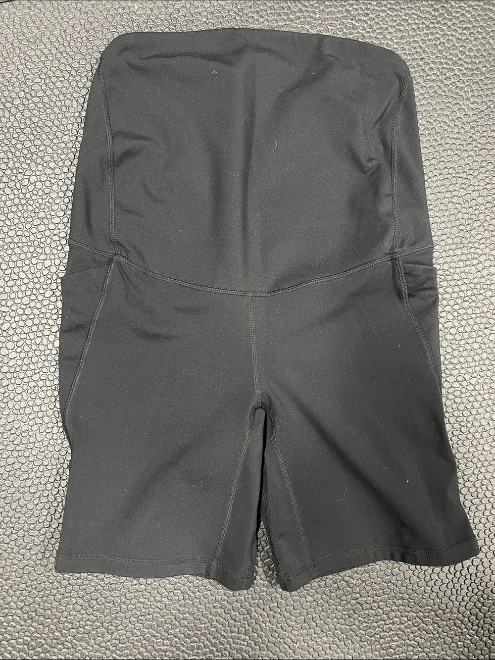 Seniors Athletics Maternity Black High-Waist Women's Bike Shorts size Medium